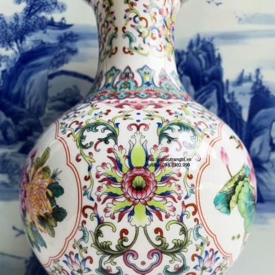 Bình Hoa Dây Họa Tiết Tứ Quý